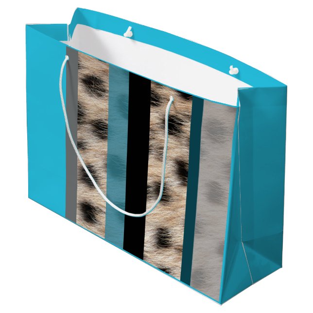 Grand Sac Cadeau Poster de animal (Dos Angle)