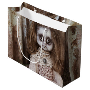 Grand Sac Cadeau Poupée gothique déplaisante Goth victorien de
