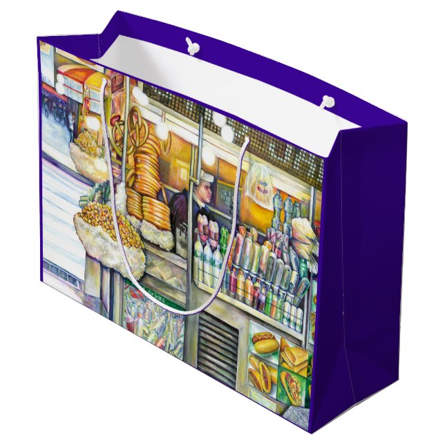 Grand Sac Cadeau Pushcart Paradise (Dos Angle)