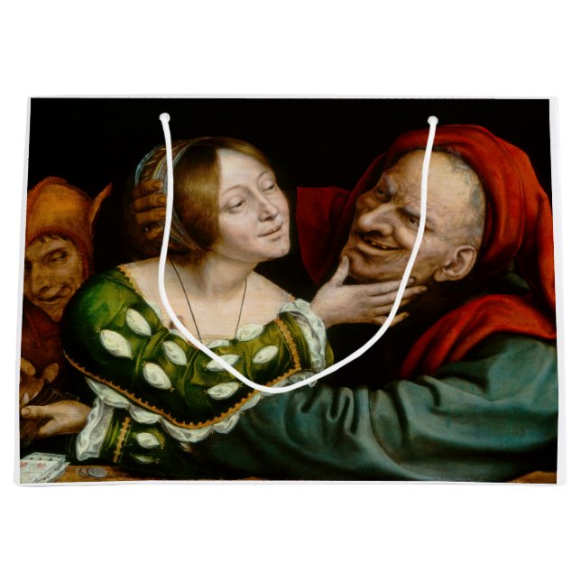 Grand Sac Cadeau Quentin Matsys - Amateurs jumelés (Devant)