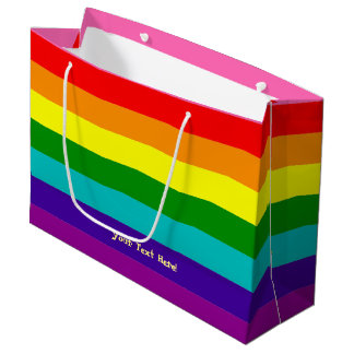 Grand Sac Cadeau Rainbow, Gay et sympathisants