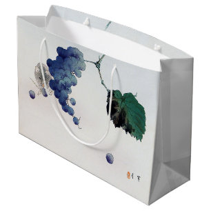 Grand Sac Cadeau Raisin et souris, Watanabe Seitei