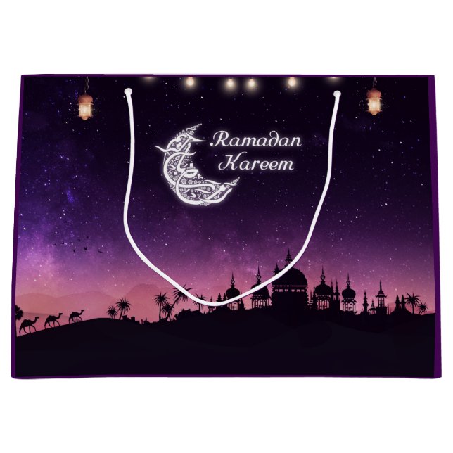 Grand Sac Cadeau Ramadan Kareem (Devant)