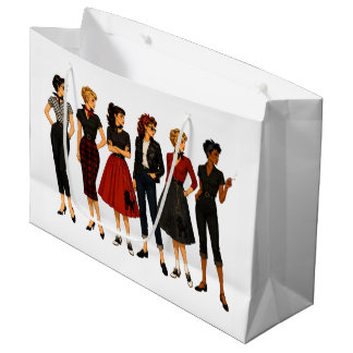 Grand Sac Cadeau Rebelles Rockabilly des Années 50
