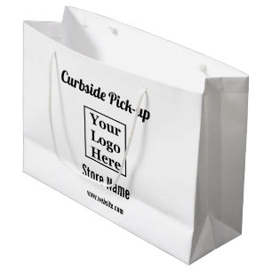 Grand Sac Cadeau Récupération en ville sur votre logo