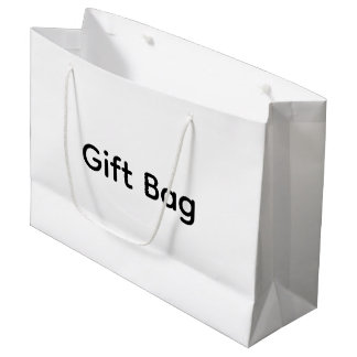 Grand Sac Cadeau Remove This Text & Add Your Own Design