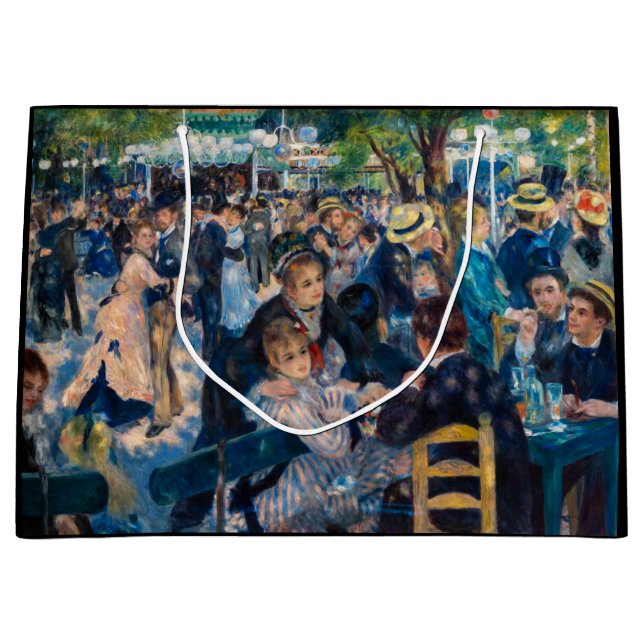 Grand Sac Cadeau Renoir - Danse au Moulin de la Galette (Devant)