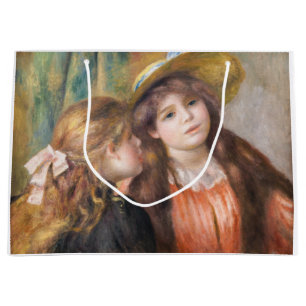 Grand Sac Cadeau Renoir - Portrait de deux petites filles