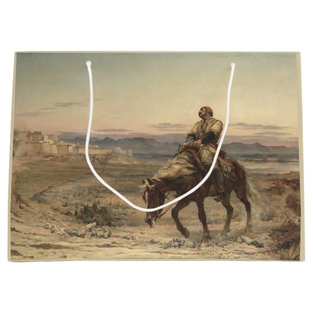 Grand Sac Cadeau Restes d'une armée (par Elizabeth Thompson) (Devant)