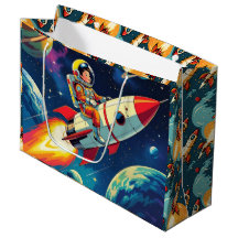 Roquettes mignonnes en astronaute spatiale Anniver
