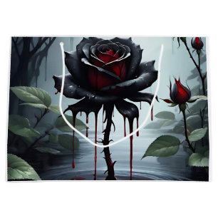 Grand Sac Cadeau Rose noir Eerie