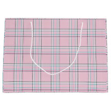 Grand sac cadeau rose pâle