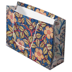 Grand Sac Cadeau Rose Wreath, William Morris Grand Cadeau