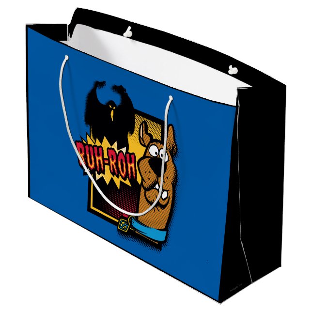 Grand Sac Cadeau Ruh-Roh Scooby-Doo et un fantôme (Dos Angle)