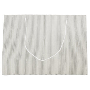GRAND SAC CADEAU SAC-CADEAU GRIS ET BLANC STRIPES