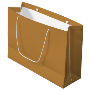 Grand Sac Cadeau Sac-cadeau orange - Conception couleur unique