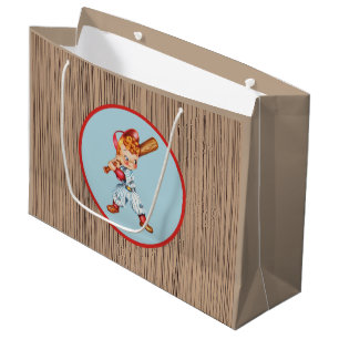 Grand Sac Cadeau Sac-cadeau Vintage pour petits bouffeurs