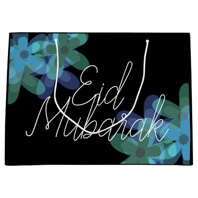 Grand Sac Cadeau Sacoche cadeau de l'Aïd Moubarak (Devant)