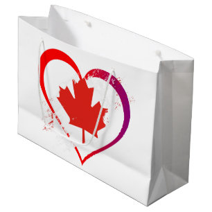 Grand Sac Cadeau Sacs-cadeaux fête du Canada