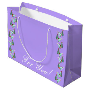Grand Sac Cadeau Sacs-cadeaux Morpho Lavendar