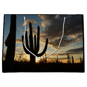 Grand Sac Cadeau Saguaro Sunset II Arizona