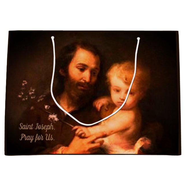 Grand Sac Cadeau Saint Joseph (Devant)