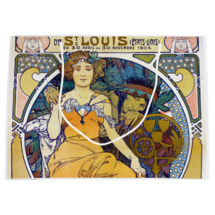 Grand Sac Cadeau Salon Saint-Louis, Mucha