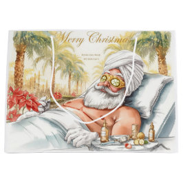 Grand Sac Cadeau Santa Claus Spa Christmas in California