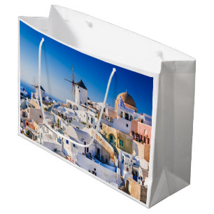 Grand Sac Cadeau Santorin