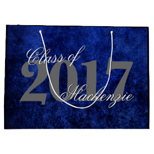 Grand Sac Cadeau Sapphire Grad   Blue Royal Cobalt Azure Année