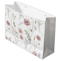 Sauge rose vert aquarelle fleur sauvage