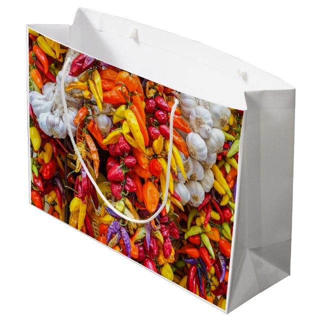 Grand Sac Cadeau Saveurs méditerranéennes (Dos Angle)