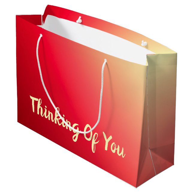 Grand Sac Cadeau Scarlett Penser À Vous (Dos Angle)