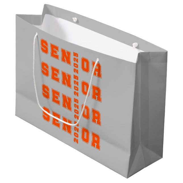 Grand Sac Cadeau Senior 2025 (Devant Angle)