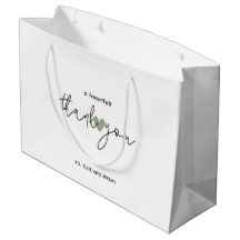 Simple Calligraphie Script Sage Green Heart Mariag
