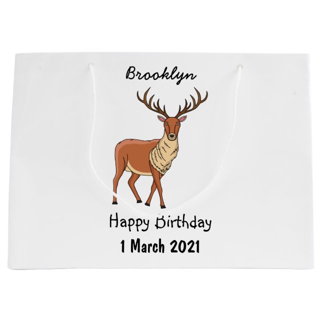 Grand Sac Cadeau Simple dessin (Devant)