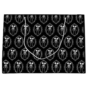 Grand Sac Cadeau Skeleton Siamese Twins