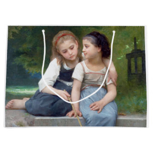 Grand Sac Cadeau Soeurs, Bouguereau