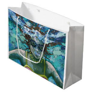 Grand Sac Cadeau Sous le bain de l'eau
