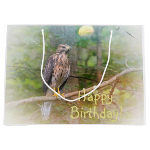 Grand Sac Cadeau Spirit of the Hawk Birthday