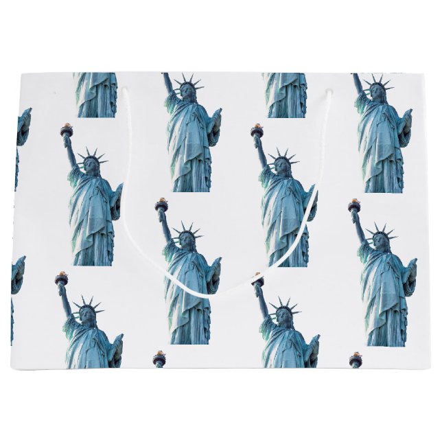 Grand Sac Cadeau Statue de la liberté (Devant)