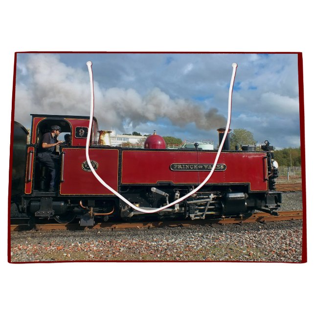 GRAND SAC CADEAU STEAM TRAINS (Devant)