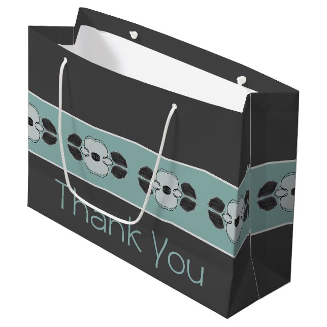 Grand Sac Cadeau Style commercial simple (Devant Angle)