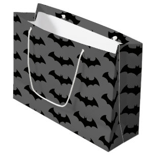 Grand Sac Cadeau Symbole Batman   Logo Grainy