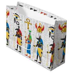 Grand Sac Cadeau Symboles égyptiens