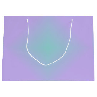 Grand Sac Cadeau Teal Lavender Glow