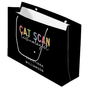 Grand Sac Cadeau Technologue en numérisation CAT personnalisée Cade