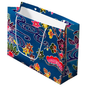 Grand Sac Cadeau Teinture japonaise d'okinawaïen (Bingata)