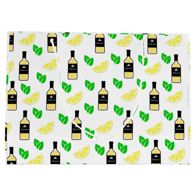 Grand Sac Cadeau Tequila & Lemon (Dos)
