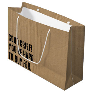 Grand Sac Cadeau Texte Humour Anniversaire Sur Carton
